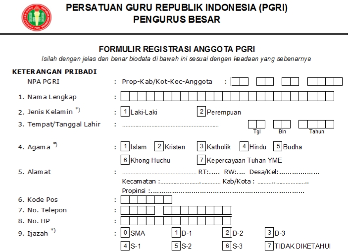 Pendaftaran PGRI Kepulauansiautagulandangbiaro - Persatuan Guru Republik Indonesia Cabang Kepulauansiautagulandangbiaro